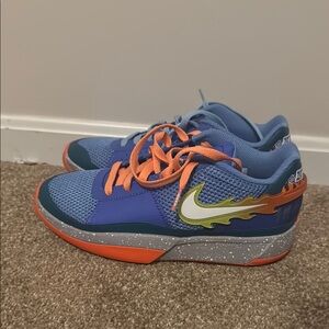 Nike Kids Blue and Orange Sneakers